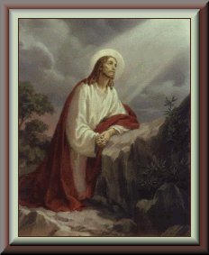 Jesus praying